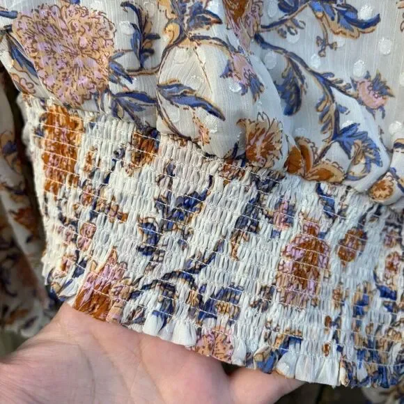 Joie Floral Wrap Blouse / Small - Picture 5 of 6